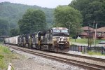 NS 9930 leads train 134 into Old Fort 